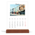 Calendrier de bureau support bois - portrait  — Mon carnet de voyage [Mars]