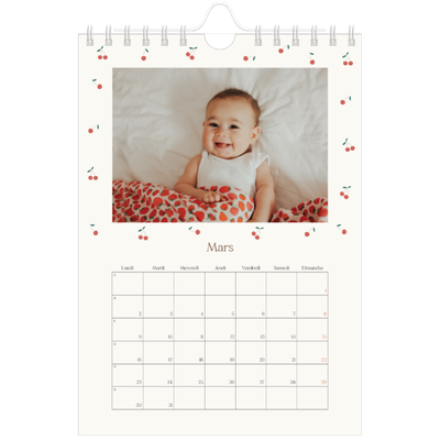 Calendrier photo A5 — Cerise sur le bonheur [Mars]