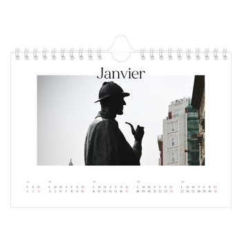 Calendrier photo A5 — Mon carnet de voyage