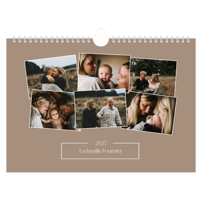 Calendrier photo A4 — Souvenirs artisanaux [couverture]
