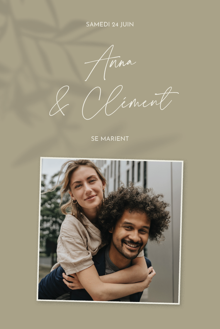 Cartons d'invitation — Instantanés