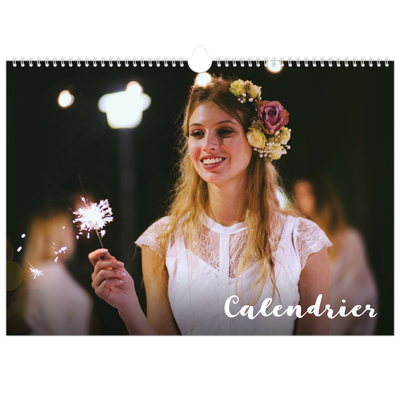 Calendrier photo A3 — Superposition pinceau [couverture]