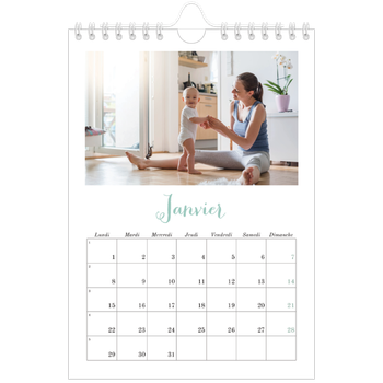 Calendrier photo A5 — Bienvenu au monde