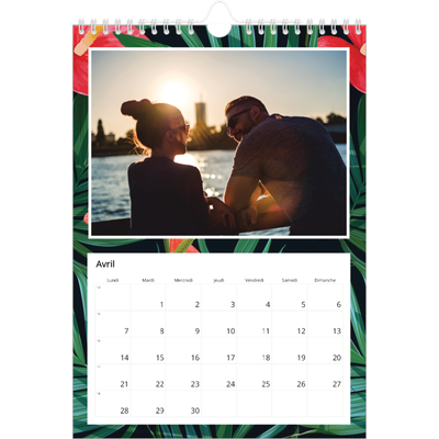 Calendrier photo A4 (20 x 30 cm) — Tropical [Avril]