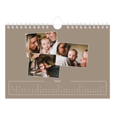 Calendrier photo A5 — Souvenirs artisanaux [Mars]