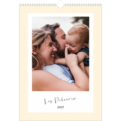 Calendrier familial A3 — Agenda moderne - Famille de 5 [couverture]