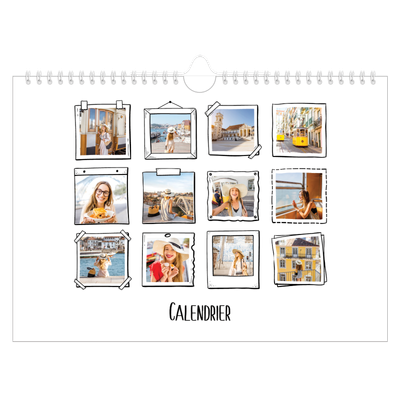 Calendrier photo A4 — Instants d'album photo [couverture]