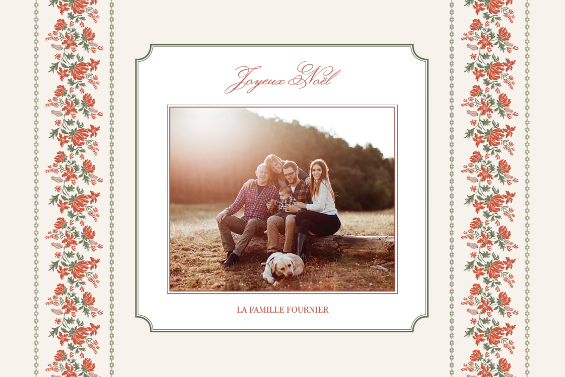 Faire-part & Cartes — Guirlande carmin