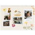 Calendrier photo A4 double (30 x 40 cm) — Scrapbook vintage [couverture]