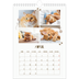 Calendrier photo A4 (20 x 30 cm) — Chaton joueur [Avril]