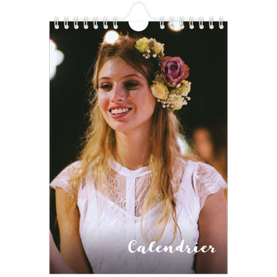 Calendrier photo A5 — Superposition pinceau [couverture]