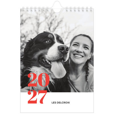 Calendrier photo A5 — Une année audacieuse [couverture]