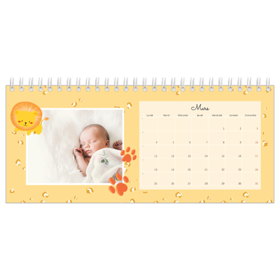 Calendrier de bureau — Mes petits animaux [Mars]