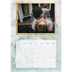Calendrier photo A4 double (30 x 40 cm) — Dorure sur marbre [Avril]