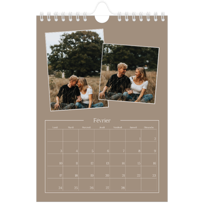 Calendrier photo A5 — Souvenirs artisanaux [Février]