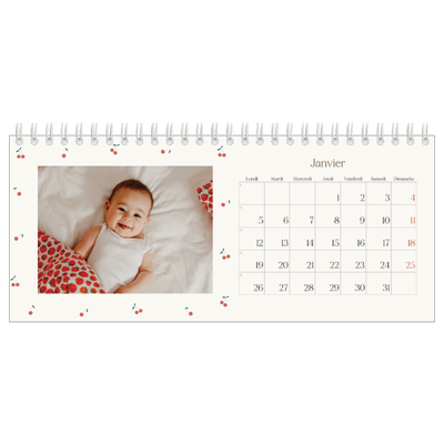 Calendrier de bureau — Cerise sur le bonheur [Janvier]