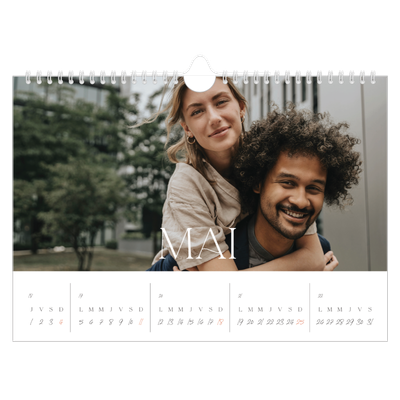 Calendrier photo A4 — Plus grand que la vie [couverture]