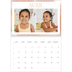 Calendrier photo A4 double (30 x 40 cm) — Effet pinceau [Avril]