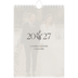 Calendrier photo A5 — Initiales fleuries [couverture]