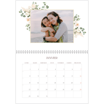 Calendrier photo A4 double — Bohème