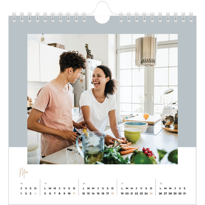 Calendriers annuels carré — Palette naturelle [couverture]