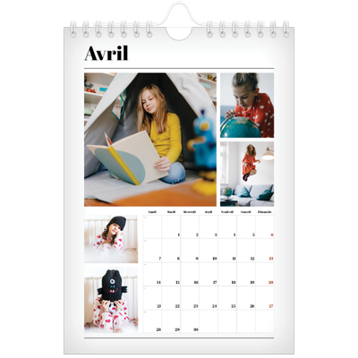 Calendrier photo A5 — Une de magazine [Avril]
