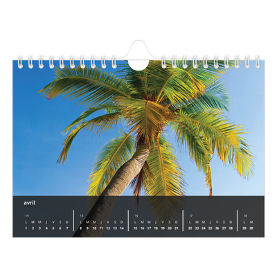 Calendrier photo A5 — Panorama [Avril]