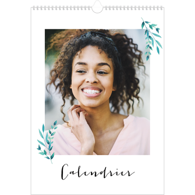 A3 Calendrier annuel — Ornements aquarelle [couverture]