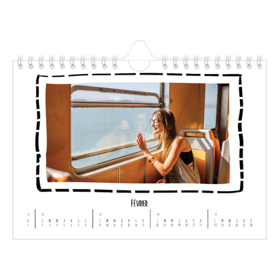 Calendrier photo A5 — Instants d'album photo [Février]