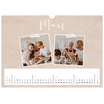 Calendrier photo A3 — Calendrier-album [Mars]
