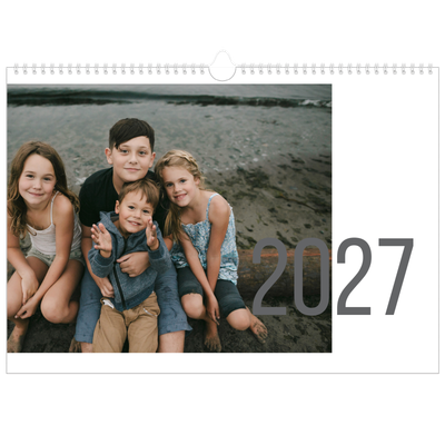 Calendrier photo A3 — Numéros mensuels [couverture]