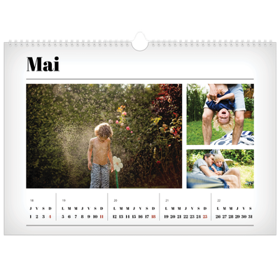Calendrier photo A3 — Une de magazine [couverture]