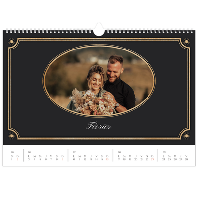 Calendrier photo A3 — Classique vintage [Février]