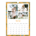 Calendrier photo A4 (20 x 30 cm) — Papier peint floral [couverture]