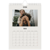 Calendrier photo A5 — Ivoire simple [couverture]