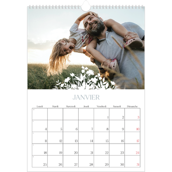 Calendrier photo A3 — Invitation champêtre