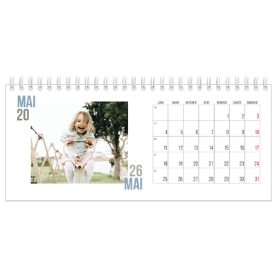 Calendrier de bureau — Type de couple [couverture]