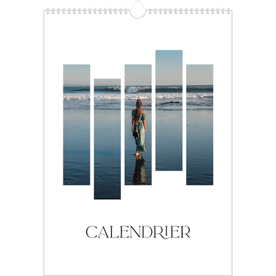 A3 Calendrier annuel — Fragments de voyage [couverture]