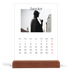 Calendrier de bureau support bois - portrait  — Mon carnet de voyage [Janvier]
