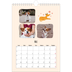 Calendrier photo A4 (20 x 30 cm) — Pattes de chien et gribouillis [couverture]