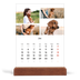Calendrier de bureau support bois - portrait  — Arrangements photo [couverture]