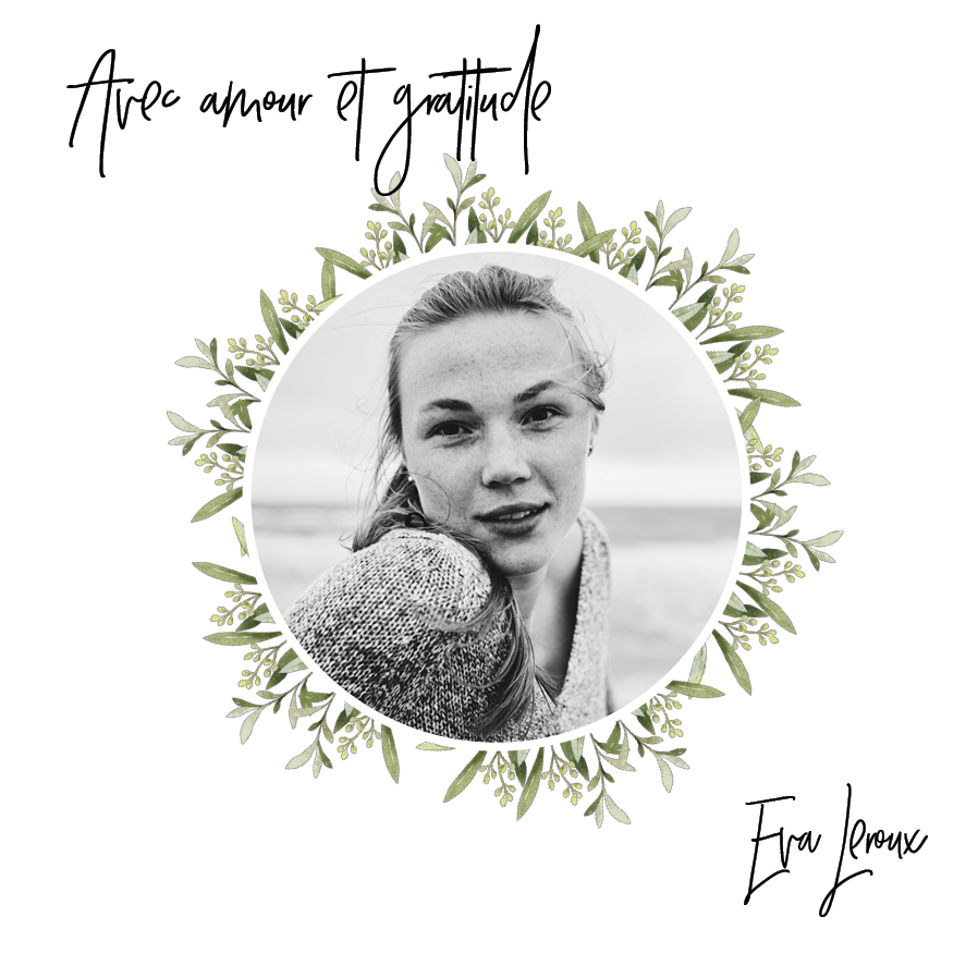 Carte de remerciement — Fraîcheur florale