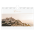 Calendrier photo A5 — Bannière en écriture dorée [couverture]