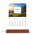 Calendrier de bureau support bois - portrait  — Toute l'histoire [Janvier]