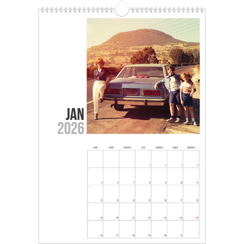Calendrier photo A3 — Texte abrégé