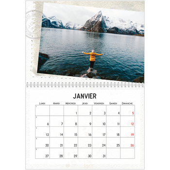 Calendrier photo A4 double — Parts unknown