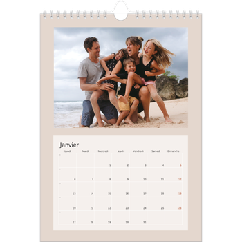 Calendrier photo A4 — Terracotta