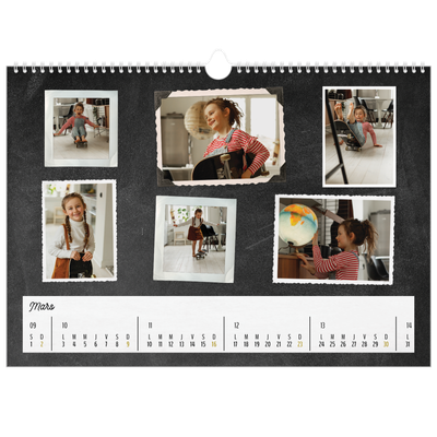Calendrier photo A3 — Collection de photos [Mars]