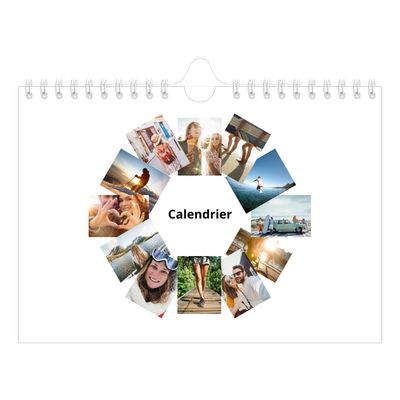 Calendrier photo A5 — Diaporama asymétrique [couverture]