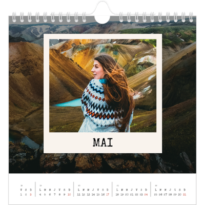 Calendriers annuels carré — L'édition portrait [couverture]